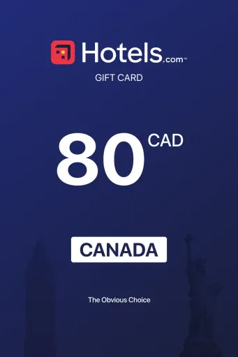 Hotels.com 80 CAD Gift Card (Canada) - Digital Key