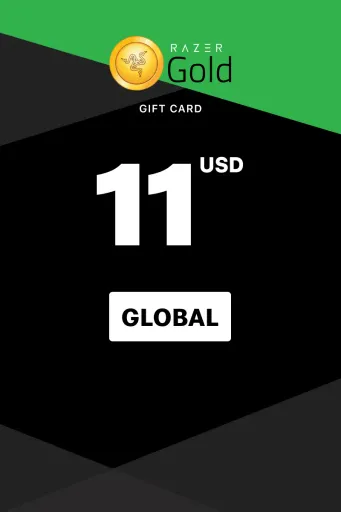 Razer Gold 11 USD Gift Card (Global) - Digital Key