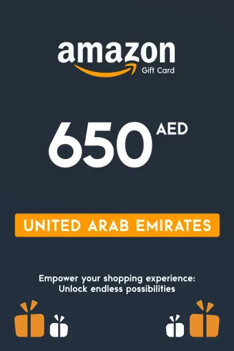 Amazon 650 AED Gift Card (United Arab Emirates) - Digital Key