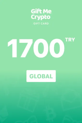 Gift Me Crypto 1700 TRY Gift Card (Global) - Digital Key
