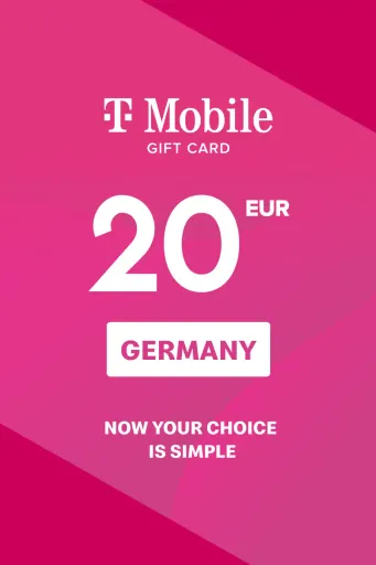 T-Mobile 20 EUR Gift Card (Germany) - Digital Key
