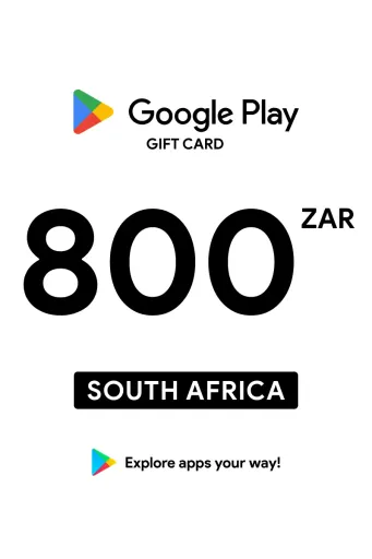 Google Play 800 ZAR Gift Card (South Africa) - Digital Key