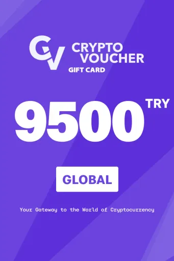 Crypto Voucher 9500 TRY Gift Card (Global) - Digital Key