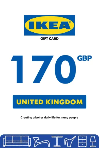 IKEA 170 GBP Gift Card (United Kingdom) - Digital Key
