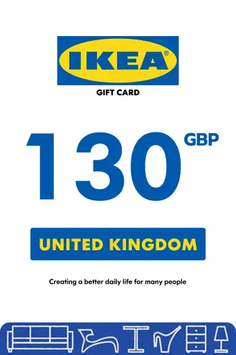 IKEA 130 GBP Gift Card (United Kingdom) - Digital Key