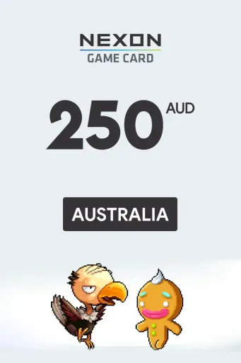 Nexon Game Card 250 AUD Gift Card (Australia) - Digital Key