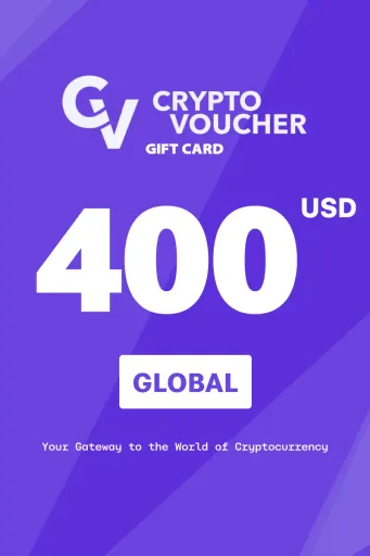 Crypto Voucher 400 USD Gift Card (Global) - Digital Key