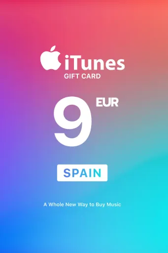 Apple iTunes 9 EUR Gift Card (Spain) - Digital Key