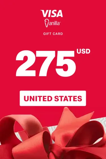 Vanilla Visa 275 USD Gift Card (United States) - Digital Key