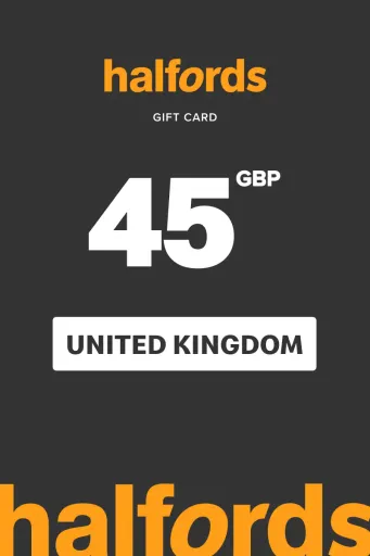 Halfords 45 GBP Gift Card (United Kingdom) - Digital Key