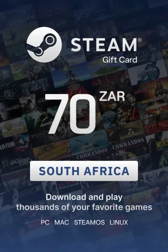 Steam Wallet 70 ZAR Gift Card (South Africa) - Digital Key