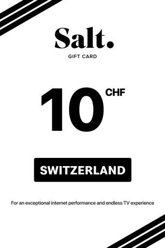 Salt. Mobile 10 CHF Gift Card (Switzerland) - Digital Key