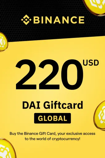 Binance (DAI) 220 USD Gift Card (Global) - Digital Key