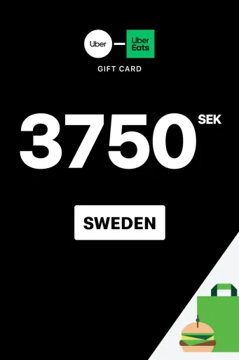 Uber & Uber Eats 3750 SEK Gift Card (Sweden) - Digital Key