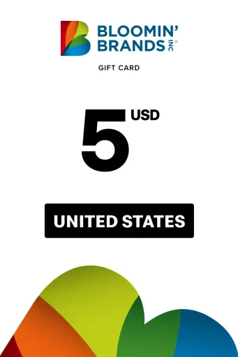 Bloomin' Brands 5 USD Gift Card (United States) - Digital Key