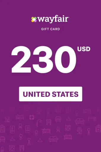 Wayfair 230 USD Gift Card (United States) - Digital Key