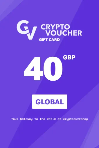 Crypto Voucher 40 GBP Gift Card (Global) - Digital Key