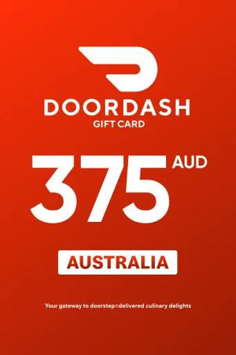 DoorDash 375 AUD Gift Card (Australia) - Digital Key