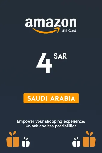 Amazon 4 SAR Gift Card (Saudi Arabia) - Digital Key