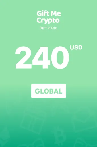 Gift Me Crypto 240 USD Gift Card (Global) - Digital Key