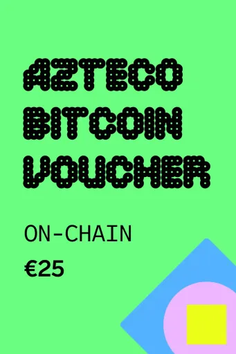 Azteco Bitcoin On-Chain Voucher 25 EUR Gift Card (Global) - Digital Key