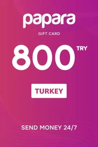 Rewarble Papara Top Up 800 TRY Gift Card (Turkey) - Rewarble - Digital Key