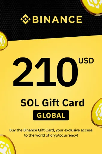 Binance (SOL) 210 USD Gift Card (Global) - Digital Key
