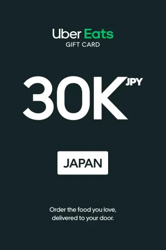 Uber Eats 30000 JPY Gift Card (Japan) - Digital key