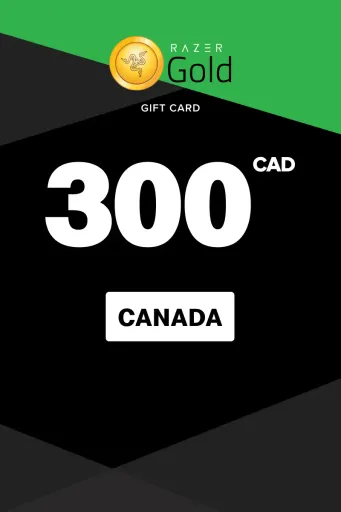 Razer Gold 300 CAD Gift Card (Canada) - Digital Key
