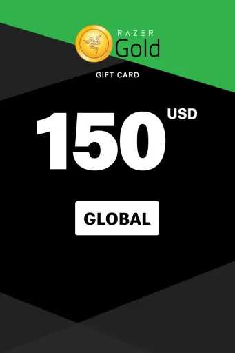 Razer Gold 150 USD Gift Card (Global) - Digital Key