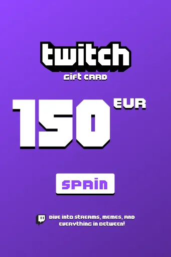 Twitch 150 EUR Gift Card (Spain) - Digital Key