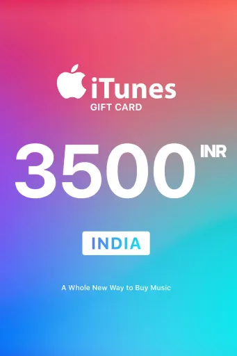 Apple iTunes 3500 INR Gift Card (India) - Digital Key