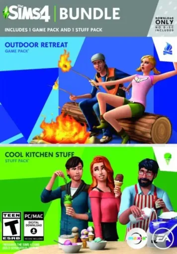 The Sims 4 Bundle Pack Outdoor Retreat and Cool Kitchen Stuff Pack DLC (Global) (PC) - EA Play - Digital Key