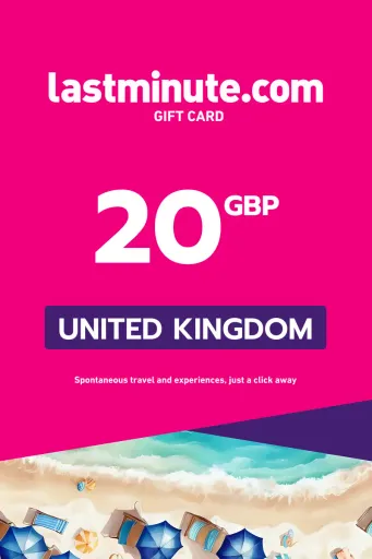 Product Image - lastminute.com 20 GBP Gift Card (United Kingdom) - Digital Key