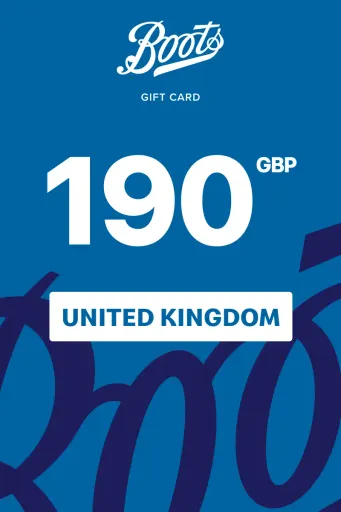 Boots 190 GBP Gift Card (United Kingdom) - Digital Key