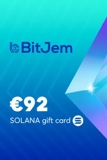 BitJem (SOL) 92 EUR Crypto Gift Card (Global) - Digital Key