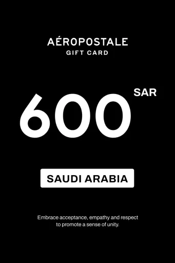 Aeropostale 600 SAR Gift Card (Saudi Arabia) - Digital Key