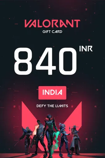 Product Image - Valorant 840 INR Gift Card (India) - Digital Key