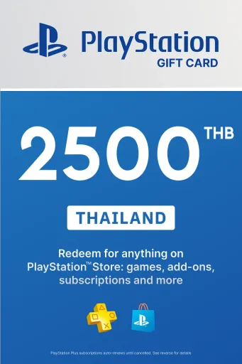 PlayStation Store 2500 THB Gift Card (Thailand) - Digital Key