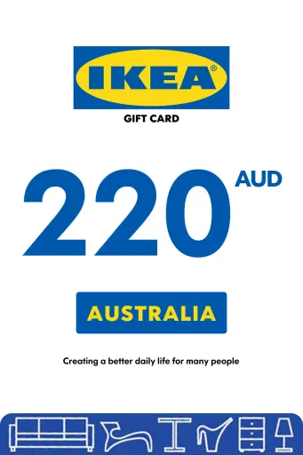 IKEA 220 AUD Gift Card (Australia) - Digital Key