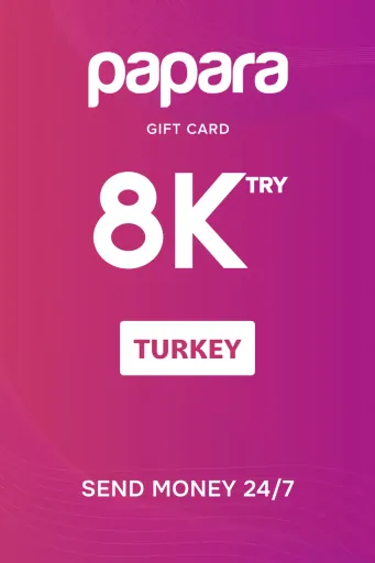 Rewarble Papara Top Up 8000 TRY Gift Card (Turkey) - Rewarble - Digital Key