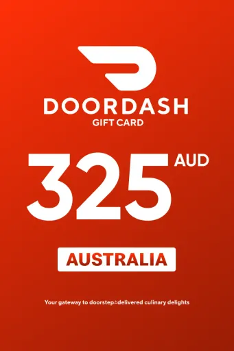 DoorDash 325 AUD Gift Card (Australia) - Digital Key