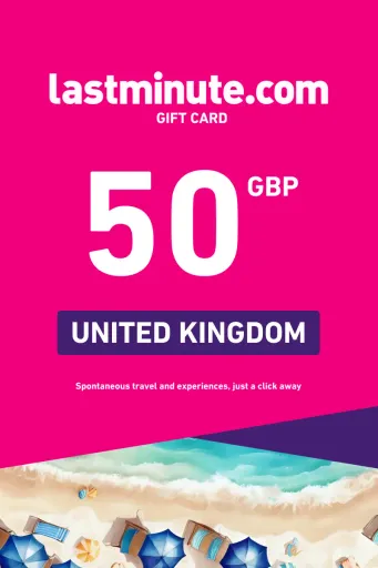 lastminute.com 50 GBP Gift Card (United Kingdom) - Digital Key