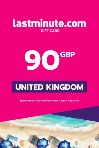 lastminute.com 90 GBP Gift Card (United Kingdom) - Digital Key