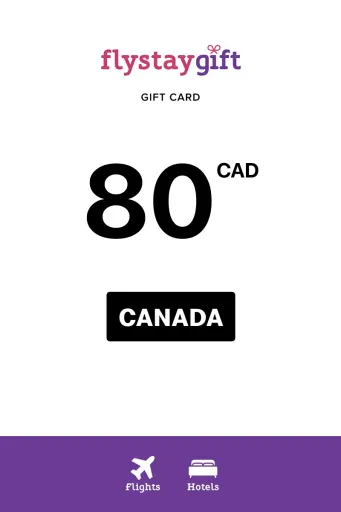 Flystay Gift 80 CAD Gift Card (Canada) - Digital Key