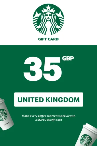 Starbucks 35 GBP Gift Card (United Kingdom) - Digital Key