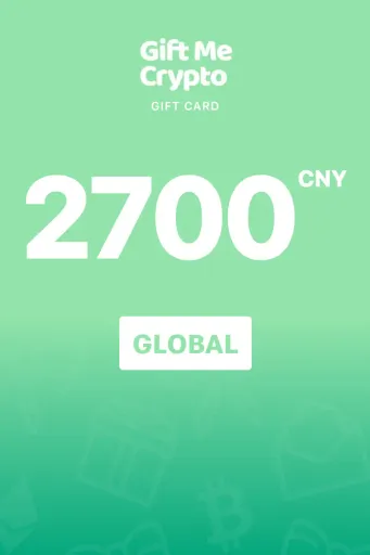 Gift Me Crypto 2700 CNY Gift Card (Global) - Digital Key