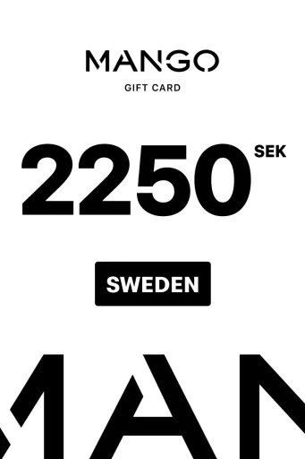 Mango 2250 SEK Gift Card (Sweden) - Digital Key