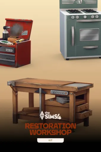 The Sims 4 Restoration Workshop Kit DLC (Global) (PC) - EA Play - Digital Key
