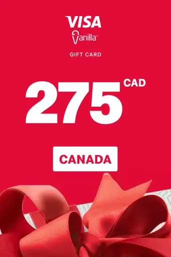 Vanilla Visa 275 CAD Gift Card (Canada) - Digital Key